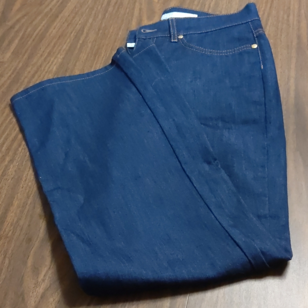 Escada Linda straight leg jeans dark wash